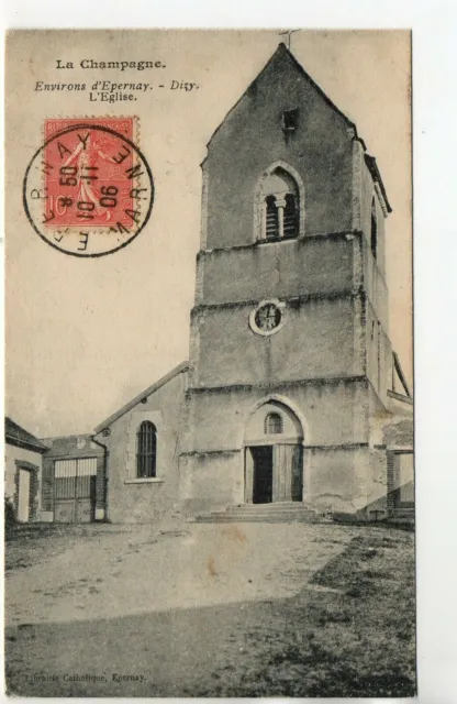 MAGENTA Epernay Dizy  - Marne - CPA 51 - l' église de DIZY