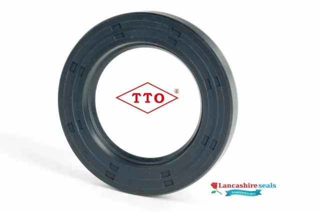 Oil Seal Rotary Shaft TTO 10mm Bore Nitrile Rubber Metric R21 R23 VC KC