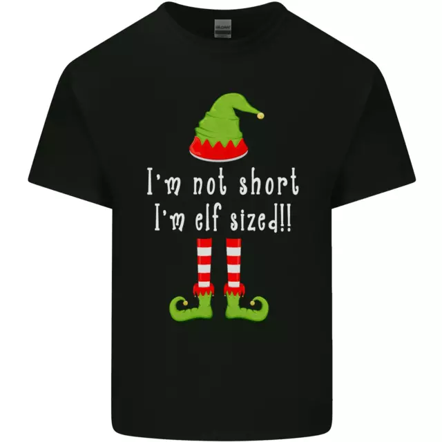 T-shirt da uomo in cotone Im Not Short Im Elf taglia divertente natalizia