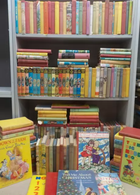 Enid Blyton JOB LOT Wholesale 1950s 60s 70s Vintage 175 Books ID4881P2E