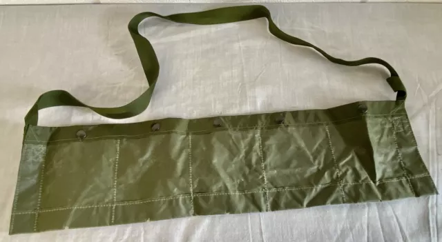 British Military Issue Empty Ammunition Bandolier Five Pocket Carrying Pouch