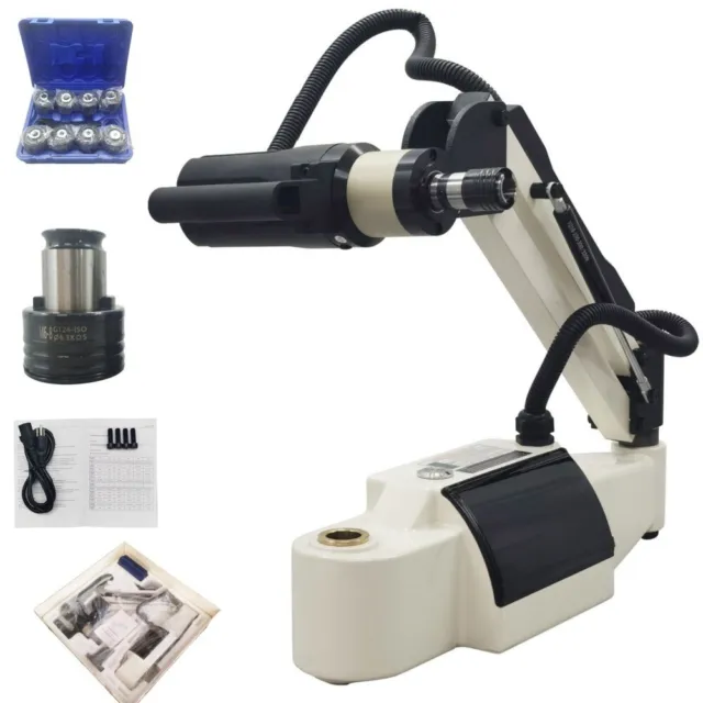 600W Electric Drilling & Tapping Machines M3-M16 Touch Screen Servo Tapping Arm