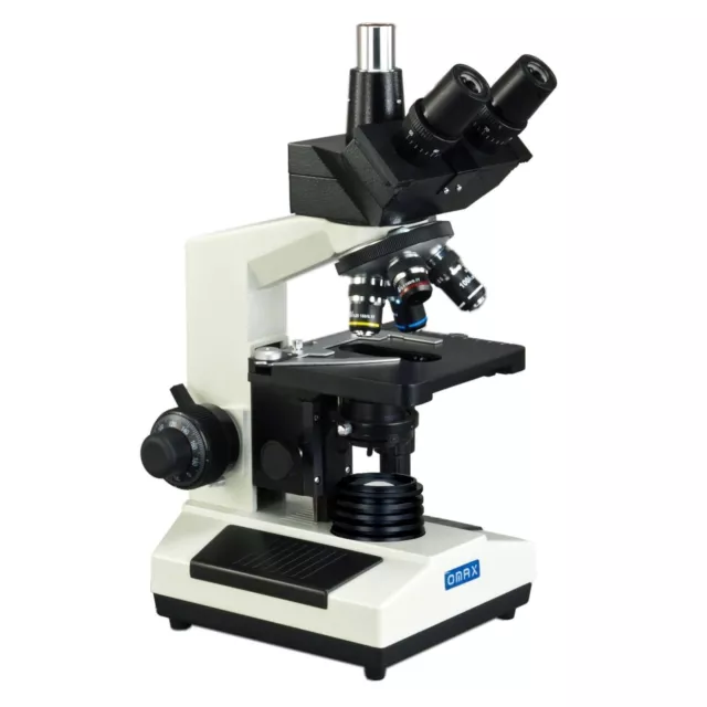 OMAX 40X-1000X Biological Doctor Veterinary Lab Compound Trinocular Microscope