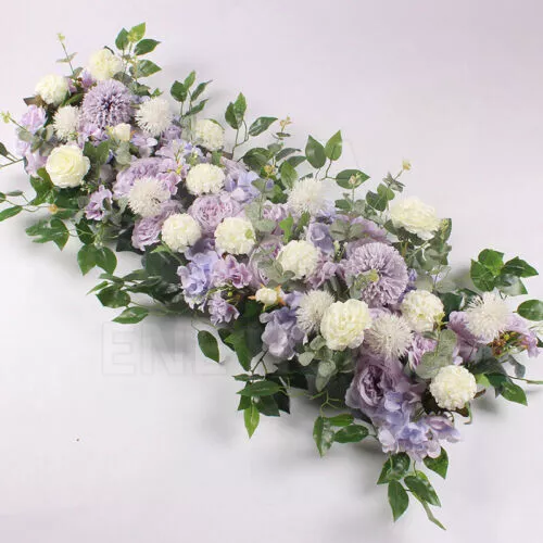 50cm Artificial Wedding Arch Flower Rose Wall Arrangement Row Backdrop Decor