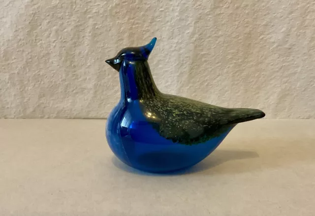 iittala Oiva Toikka „Blue Jay“ Jahresvogel 1999