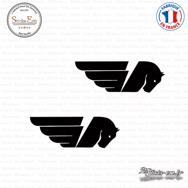 2 Stickers BUELL Decal Aufkleber Pegatinas BUE02 Couleurs au choix