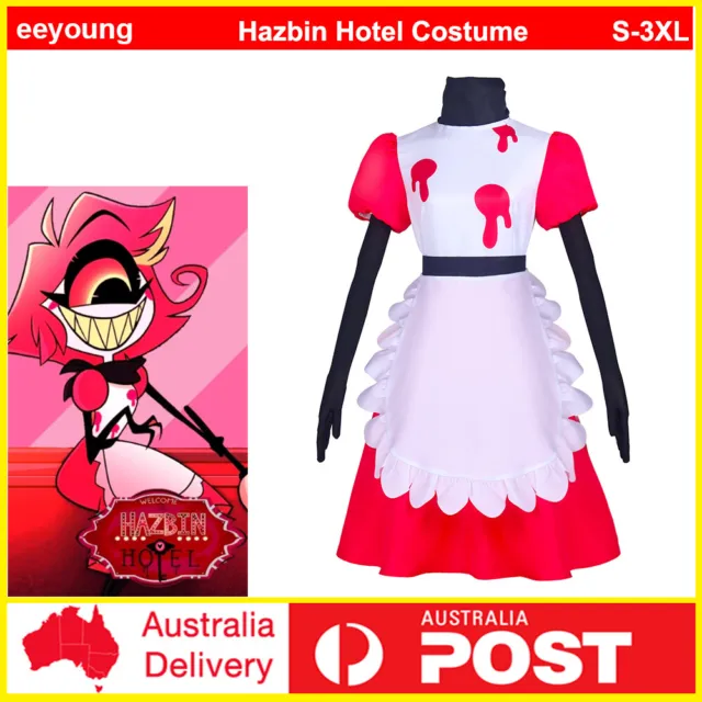 Hazbin Hotel Cosplay Niffity Costume Womens Halloween Party Outfit Book Week