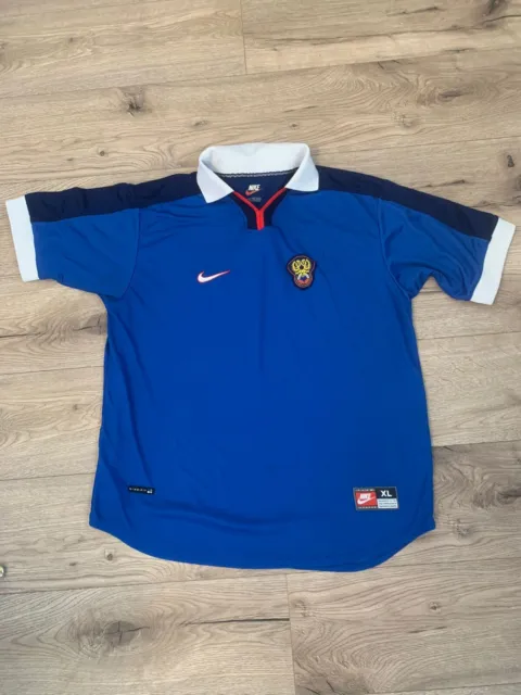 Nike Dri Fit Team Russia Federation Olympic Polo Golf Shirt XLarge Casual Soccer