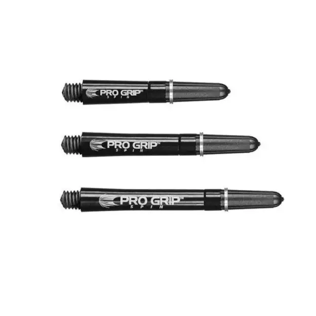 Target Darts Pro Grip Spin Dart Shafts - Black