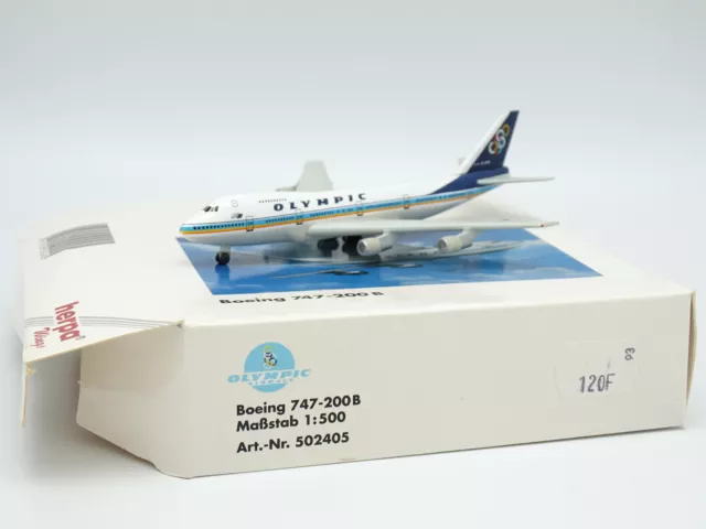 Herpa Aircraft Airlines 1/500 - Boeing 747 200B Olympic