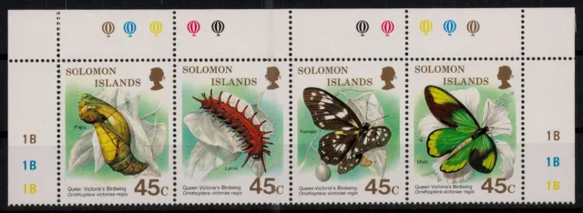 Salomoninseln; Königin-Viktoria-Schmetterling 1987 kpl. **  (12,-)