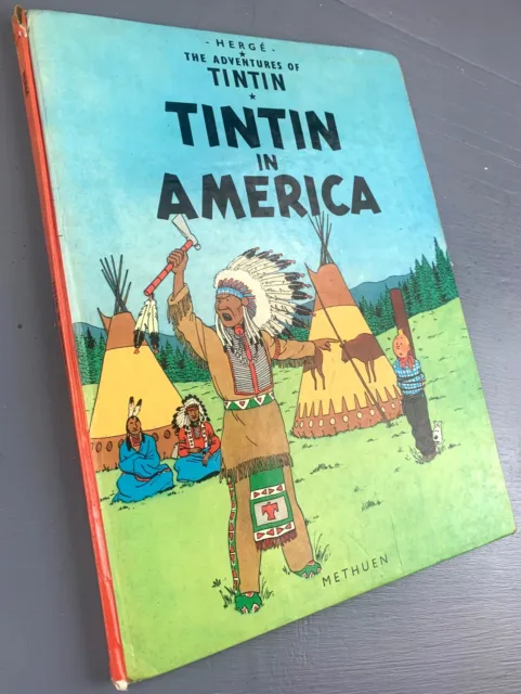 Tintin in America: Methuen 1978 1st Edition UK Hardback Rare book by Herge EO