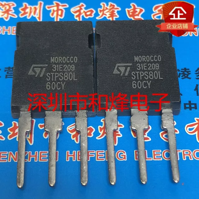 10Pcs Stps80L60Cy To-247