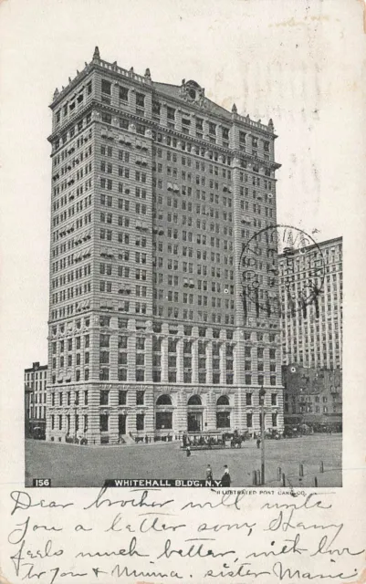 Postcard Whitehall Building New York
