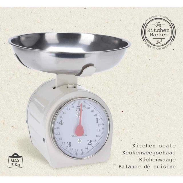Excellent Houseware Küchenwaage 5 kg Metall Excellent Houseware