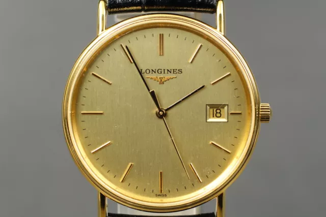 [N MINT] Longines Grand Classic Pleasance L4.720.2 Reloj de cuarzo para...