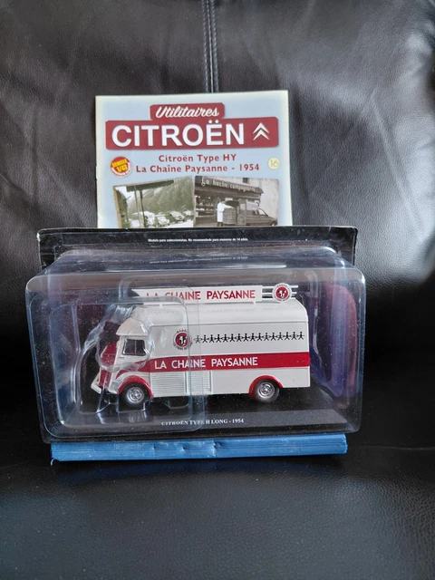 Citroën Type HY Fourgon (1954) – Ixo Altaya 1/43 – Crème Et Bordeaux – Démontable