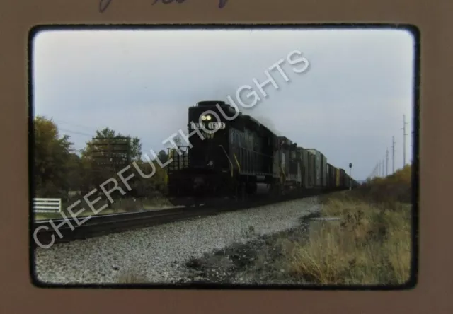 Original '79 Ektachrome Slide NW Norfolk Western 1633 SD40-2 action    34X40