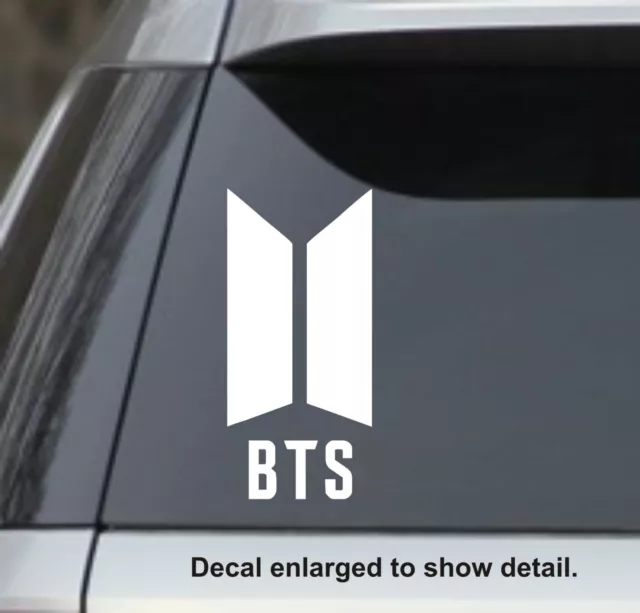 BTS + Army Logo Sticker Vinyl Decal Great for Car Windows, Laptops