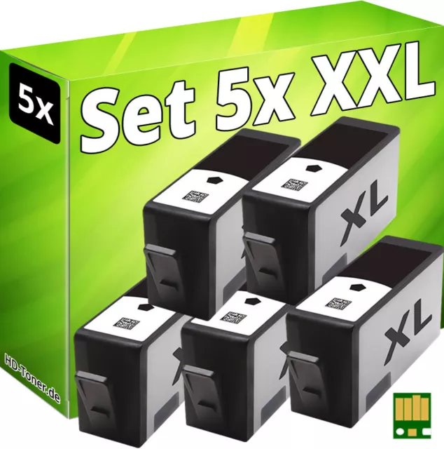 5x Cartuccia Compatibile HP364XL 5510 5514 5515 5520 5522 5524 6510 6520 7510