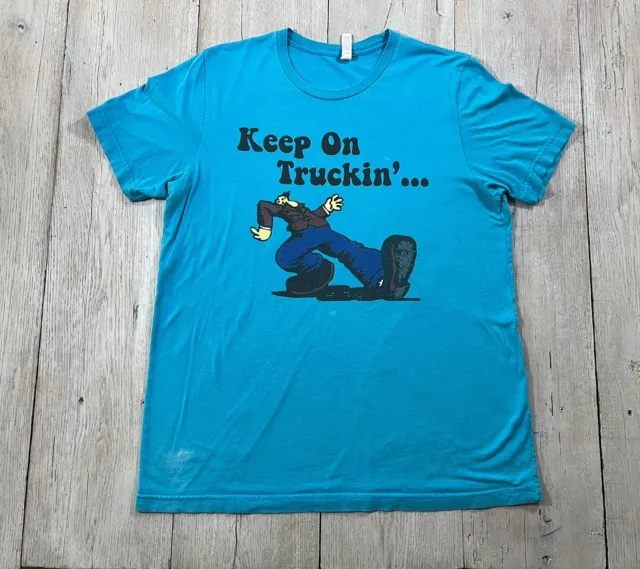 Keep On Truckin’ T-Shirt Size Large Robert Crumb Grateful Dead