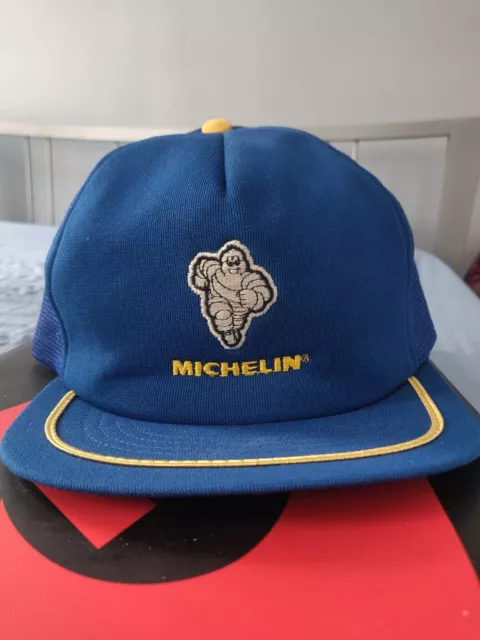 Vintage MICHELIN MAN Cap Hat MADE IN USA SWINGSTER Never Used Amazing Condition