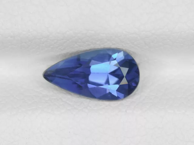 IGI Certified SRI LANKA Blue Sapphire 1.09 Cts Natural Untreated Pear