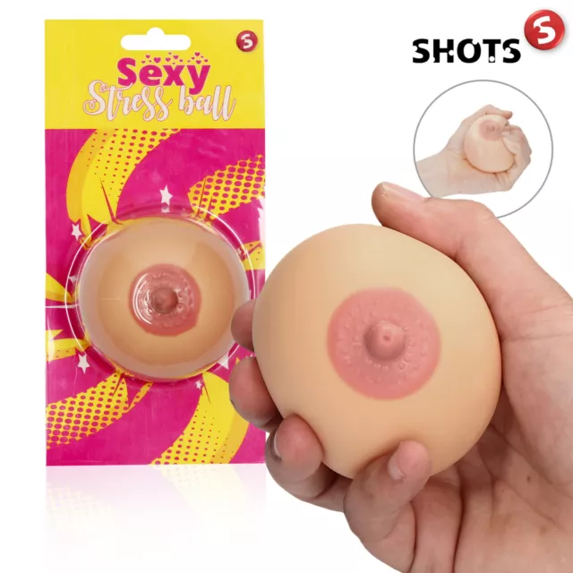 S-Line Palla Anti-Stress a forma di seno Sexy Titty Shape Stress Ball antistress