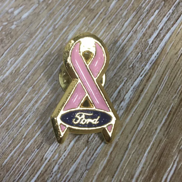 Ford Girl F-150 Pink Ribbon Breast Cancer Awareness Support Pin Lapel Pin 1 Inch