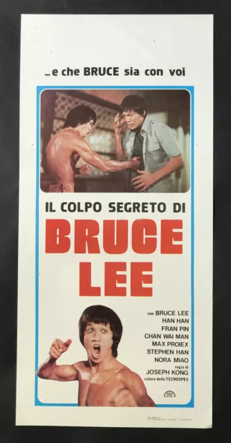 CINEMA-locandina-poster IL COLPO SEGRETO DI BRUCE LEE Lee Pin Miao KONG