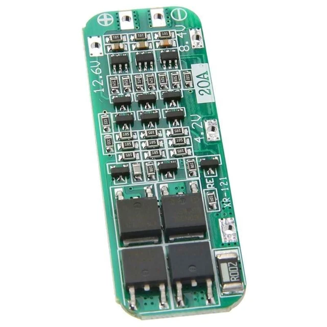 BMS 18650 LiPo-Zellenplatine, automatische Wiederherstellung, 3S, 12,6 V, 20 A