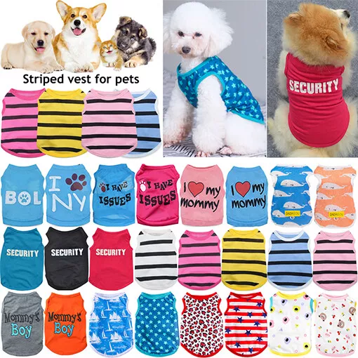 ⭐⭐ Gilet Per Animali Domestici Vestiti Estivi Per Cuccioli Cani Gatti ☆