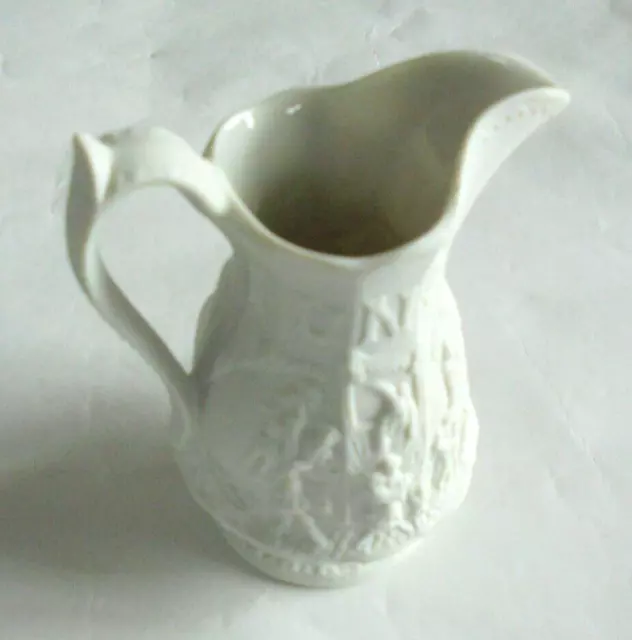 Portmeirion Parian Ware Small Jug Punch Judy British Heritage Collection 11cm
