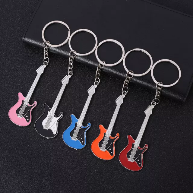 Anello ciondolo chitarra portachiavi parti musicali strumento chiave US↑ P