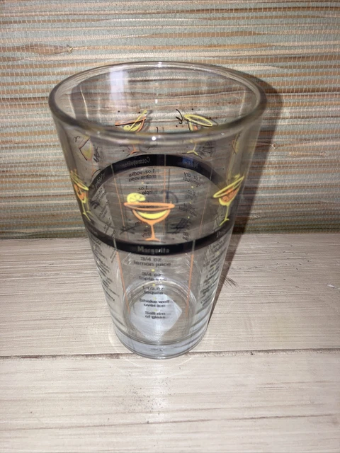 Bar Recipe Cocktail Mixing & Stirring 16Oz. Glass Recipes Shaker