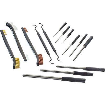 Kit de herramientas de reparación de armas SE 14 piezas 9 punzones de latón 3 cepillos 2 selecciones