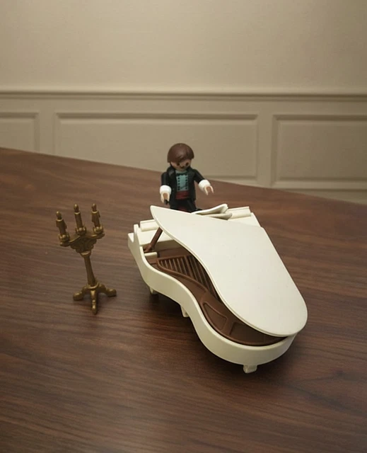 Playmobil époque victorienne support partition pianiste 5551 3976