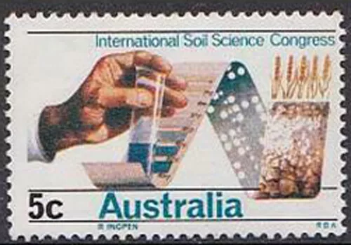 1968 5c 'International Soil Science Congress' Stamp:Muh