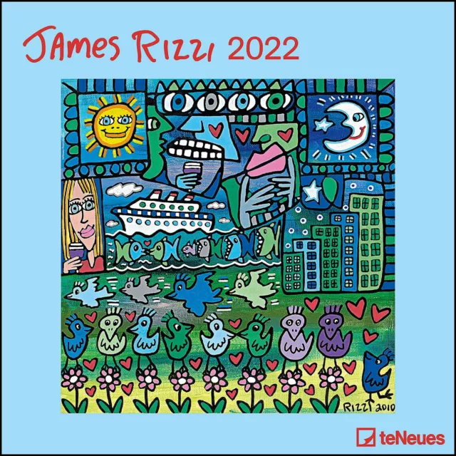 James Rizzi 2022 Wall Calendar 4002725974570 - New & Sealed. Out of print