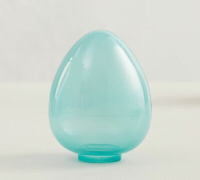 Pottery Barn Glass Egg Collection - Blue