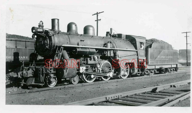OG223 RP 1948/60s DELAWARE & HUDSON RAILROAD 460 LOCO #536 COLONIE NY
