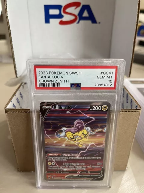 Raikou V - GG41/GG70 Full Art Ultra Rare - Crown Zenith – JAB Games13