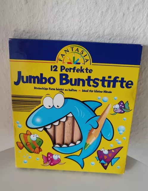 Fantasia Jumbo Buntstifte Dreikant 12 Stück OVP