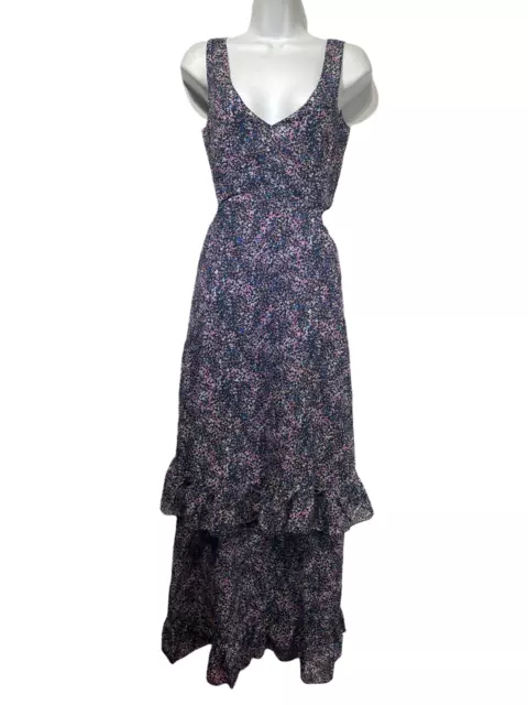 aqua side cut out long maxi dress Size S