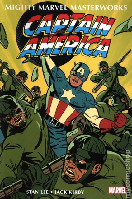 Mighty Marvel Masterworks Captain America TPB 1A-1ST NM 2022 Stock Image