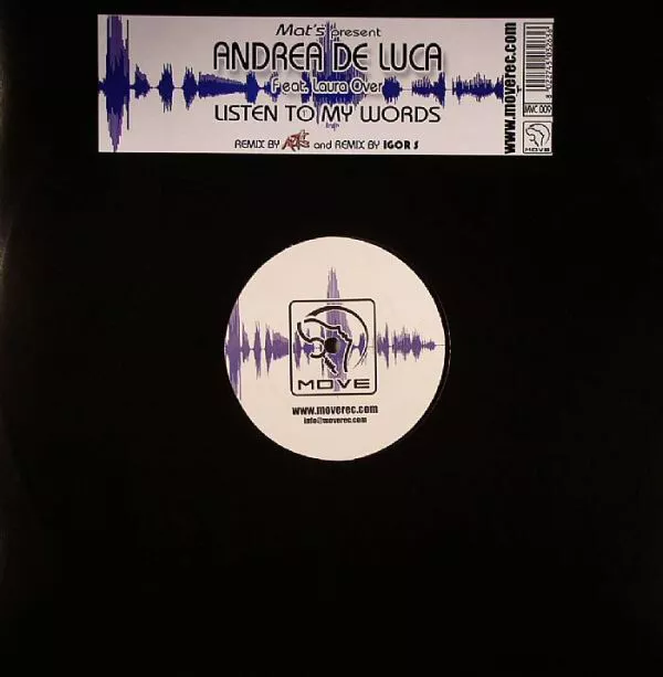 Mat's Present Andrea De Luca Feat. Laura Over - Listen To My Words (12", S/Si...