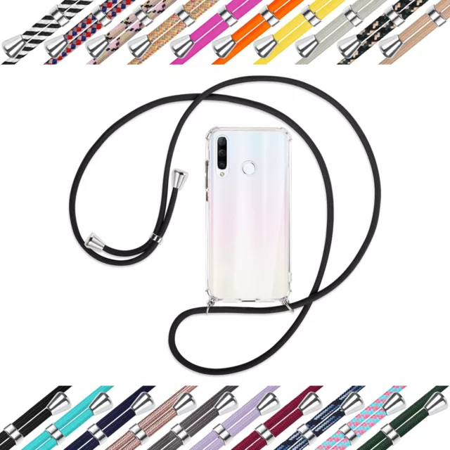 Collier (A) pour Huawei P30 Lite Coque avec cordon Bandoulière Etui