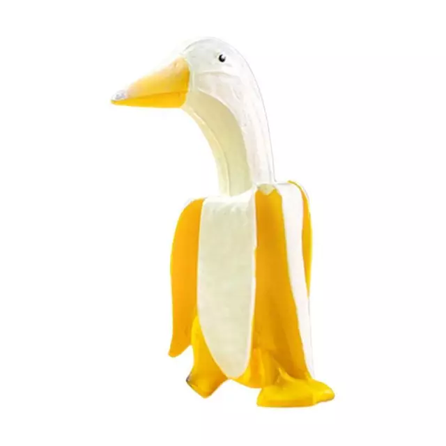 Banana Duck Statue Decor Fruit for Office Living Room TV Stand