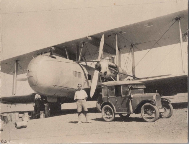 Vickers Victoria Iii Rutbah Wells Iraq Vintage Photo Raf Royal Air Force