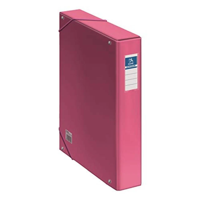 Dohe - Scatola porta progetti - Dorso 5 cm - Rosa - NUOVO